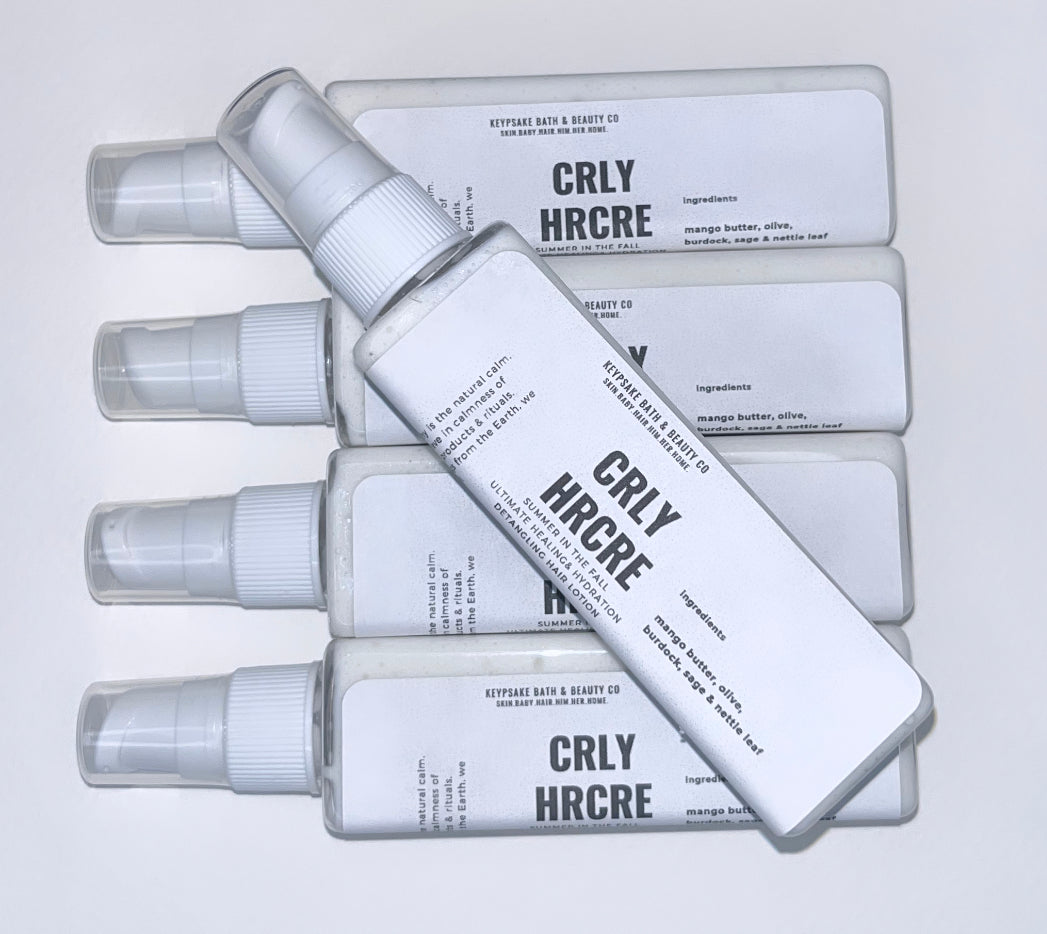 Curly Hair Care - Ultimate Healing/ Hydration (Summer In The Fall) Sage, Burdock & Nettle Leaf Heal & Grow