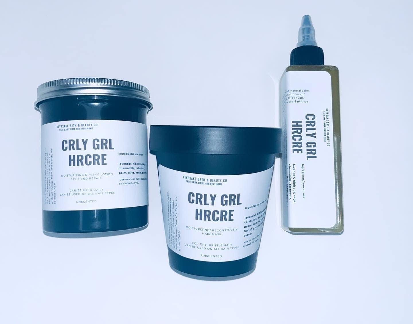 Curly Girl Hair Care - Dandruff/ Dry Scalp & Split End Repair