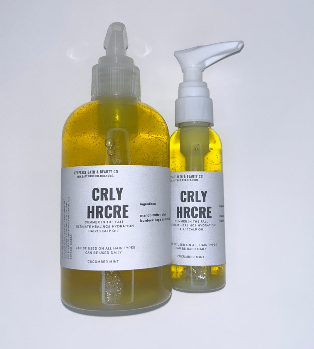 Curly Hair Care - Ultimate Healing/ Hydration (Summer In The Fall) Sage, Burdock & Nettle Leaf Heal & Grow